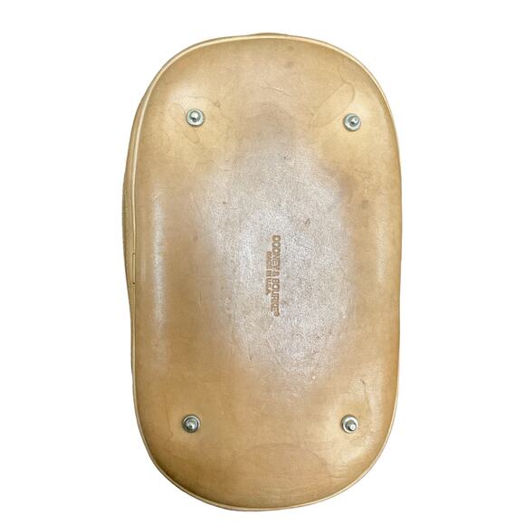 Vintage Dooney &Bourke Purse Cabriolet Monogram Shoulder Bag Two Straps Brown - Picture 12 of 14